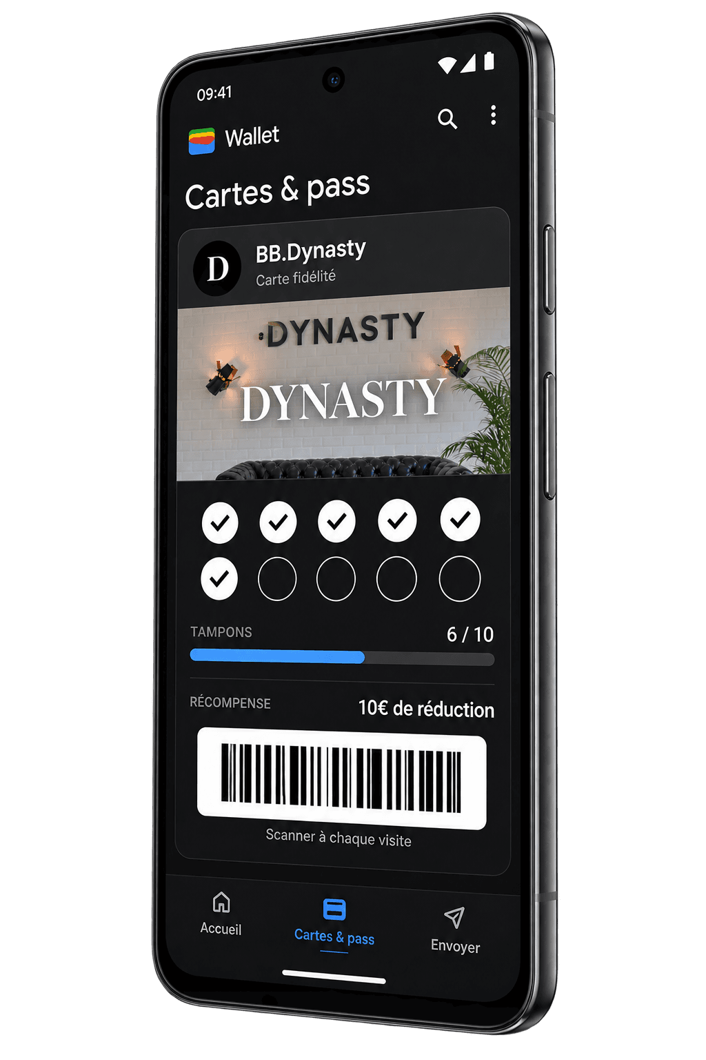 Carte FidélitéPro+ dans Google Wallet